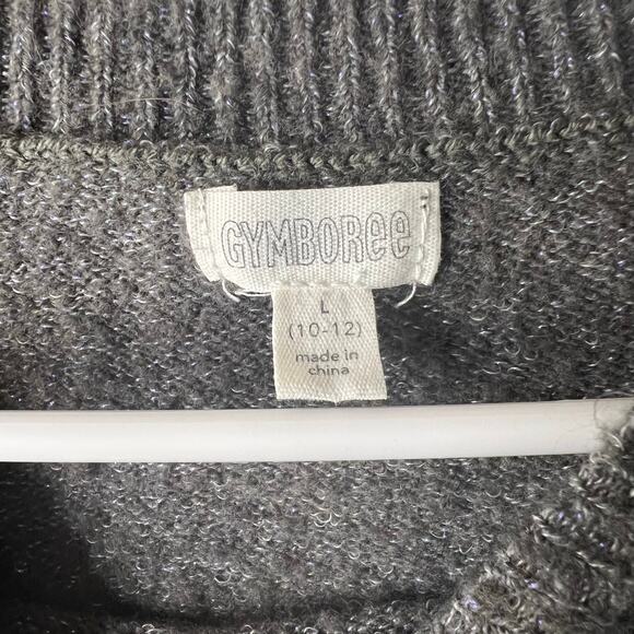 Gymboree Girls Gray with Sparkle Sweater Size L - Picture 4 of 4
